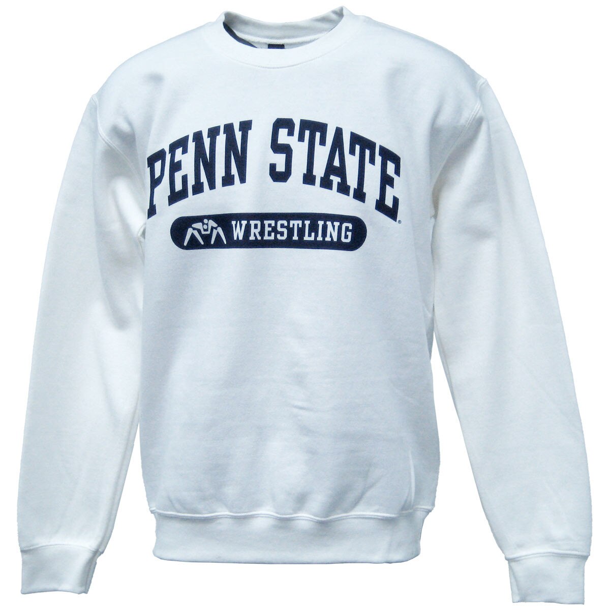 white crew neck sweatshirt Penn State Wrestling